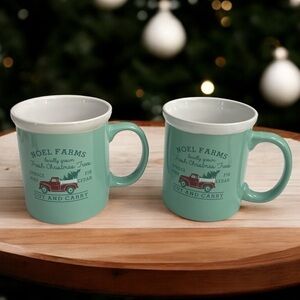 Set of Noel Farms Fresh Christmas Trees Mug by DesignPac
